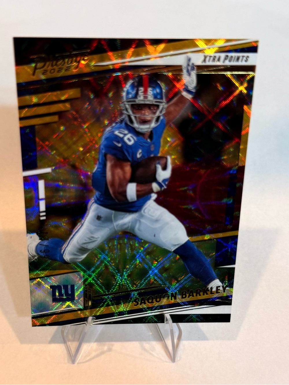 2022 Panini - Prestige -Xtra Points # 217Saquon Barkley RB # 17/99 Football